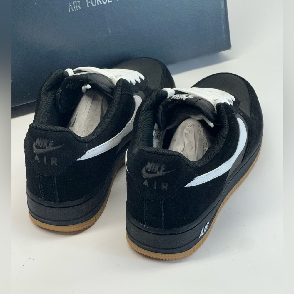 Nike Air Force 1 Low '07 LV8 Black Gum Light Brown White - Picture 5 of 6